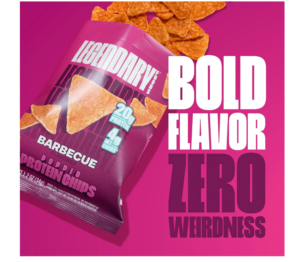 Legendary Protein Chips BBQ