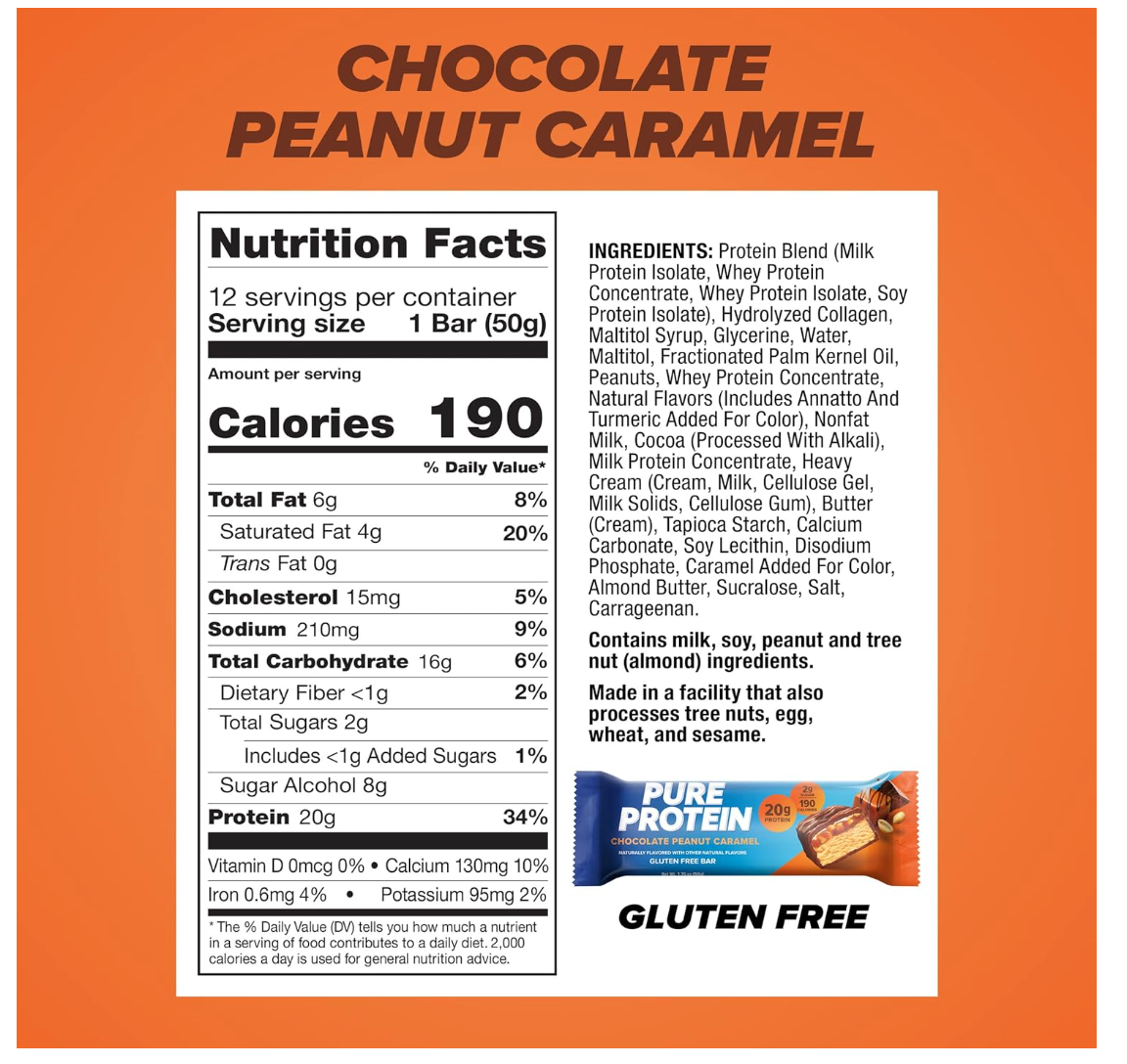 Pure Protein Chocolate Peanut Caramel